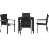  Vrtni set za objed 5 pcs Crna Čelik s prahom | Eponuda.com