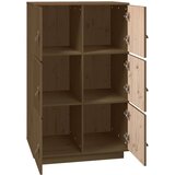  Visoka komoda boja meda 67 x 40 x 108,5 cm od masivne borovine | shoptok.hr