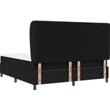 Box spring krevet s madracem Crna 180 x 200 cm tkanina | shoptok.hr