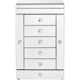 XORA OMARICA ZA NAKIT steklo, leseni material | Shoptok.si