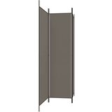 Sobna pregrada s 3 panela antracit 150 x 220 cm od tkanine | shoptok.hr