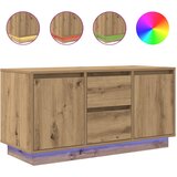 vidaXL TV omarica z LED lučkami artisan hrast 100x41x50 cm | Shoptok.si