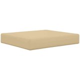  Jastuk za vanjsku sofU 2 pcs Bež Poliester - Bež 60 x 60 cm 1x sjedalo +1x naslon (2D s bartagom) | shoptok.hr
