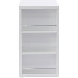 XXXL Barska Miza Lyon, Bela, Visoki Sijaj | Shoptok.si
