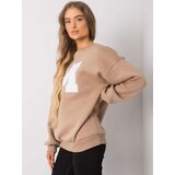 ex moda Sweatshirt-EM-BL-617-1.34X-dark beige | Shoptok.si