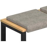  Jastučić za klupu 2 kom. Umjetni sued Svjetlosiva Dubina 35 cm | shoptok.hr