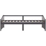 vidaXL trosed z ležiščem temno siva trdna borovina 90x200 cm | Shoptok.si