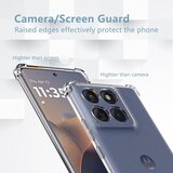 Techsuit Shockproof Clear Silicone prozirna maskica otporna na udarce za Motorola Moto G56 | shoptok.hr
