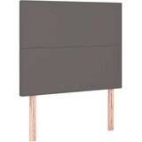 vidaXL Krevet s oprugama i madracem sivi 100x200 cm od umjetne kože | shoptok.hr