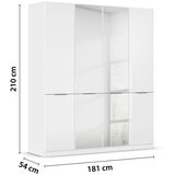 Modern Living Omara Za Oblačila Max, Bela | Shoptok.si