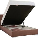 CARRYHOME POSTELJA Z VZMETNICO 90 cm x 200 cm , tekstil rjava | Shoptok.si