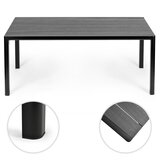 Multi Garden veliki vrtni stol od Polywooda za 8 osoba 180×90 cm za terasu i vrt – siva ploča | shoptok.hr