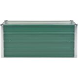  Vrtna sadilica od pocinčanog čelika 100 x 40 x 45 cm zelena | Eponuda.ba