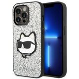 Karl Lagerfeld OVITEK CHOUPETTE PATCH Z BLEŠČICAMI ZA IPHONE 14 PRO MAX SREBRN, (21899222) | Shoptok.si