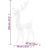  Akrilni ukrasni božićni sobovi 2 kom 120 cm hladni bijeli | shoptok.hr