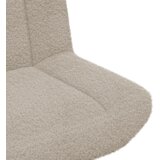  Vrtljiv stol Svetlo siva 63 x 75 x 76 cm Ovčja koža, (5000288939) | Shoptok.si