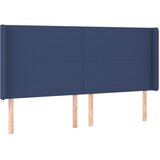  Uzglavlje s ušima plavo 163x16x118/128 cm od tkanine | shoptok.hr