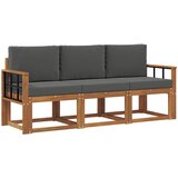  Set vanjskih sofa 3 kom. Prirodna i antracit | shoptok.hr