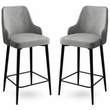 HANAH HOME enox - grey, black greyblack bar stool set (2 pieces) Cene