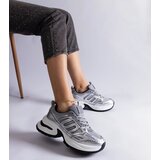 D/CEO Garza silver women's sports sneakers | ePonuda.com
