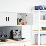 Furnova Garažni zidni ormarić izrađen od bijelog drveta | shoptok.hr