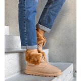  Beige insulated snow boots with collar Edidda | shoptok.hr