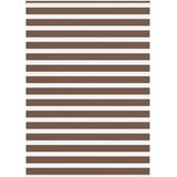 vidaXL Zebra zavjesa Smeđa 155x230 cm Širina tkanine 150 9 cm Poliester - Smeđa 155 x 230 cm | shoptok.hr