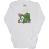Novogodišnji bodi za bebe, Beli