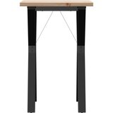  Blagovaonski stol Y-oblika 50x50x75,5 cm od borovine i čelik | Eponuda.com