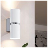 Eglo passa zidna/2, led, gu10, 2x3,3w, hrom/bela 9KDN9N5 | Eponuda.com