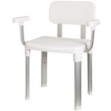 ANSAN Stolica za kupatilo sa naslonjačem bijela CAPPADOCCIA M-KV19-01 | Eponuda.ba