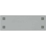 vidaXL Zidna magnetna ploča bijela 80 x 30 cm od kaljenog stakla | shoptok.hr