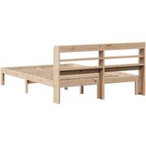  Okvir za krevet s uzglavljem 160 x 200 cm od masivne borovine | Eponuda.ba