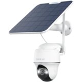 Reolink vanjska bežična rotirajuća 8MP 4G kamera Go PT Ultra + solarni panel Slike