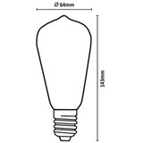 Rabalux 79226 - LED sijalica FILAMENT ST64 E27/10W/230V 3000K Slike