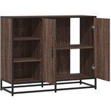  Komoda smeđi hrast 92x35x76 cm izrađeno drvo | shoptok.hr