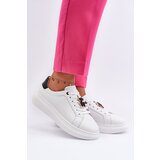 VINCEZA Women's Leather Sneakers with Bear White Mirven | shoptok.hr