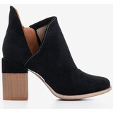 Resti Black women's stiletto boots with cutouts Cintura - Footwear | ePonuda.com