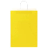  Papirnate vrećice 250 kom s ručkama žute 32x17x44 cm | shoptok.hr