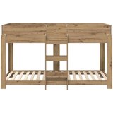  Postelja na vzkraj za otroke Umetni hrast 100 x 200 cm, (5000141968) | Shoptok.si