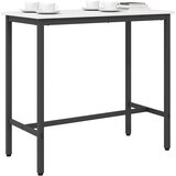  Stol Bijelo 100 x 50 x 91 cm Inženjerska drva i čelik | Eponuda.com