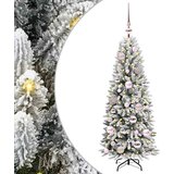 vidaXL Umestno božično drevo med 150 LED Bela 53 x 53 x 120 cm | Shoptok.si