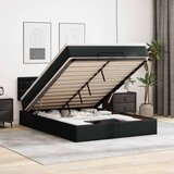  Otomanski krevet s madracima i LED crni 140x200cm umjetna koža | Eponuda.com
