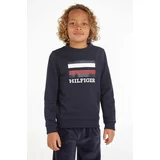 Tommy Hilfiger Otroški pulover mornarsko modra barva