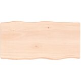 vidaXL Mizna plošča 100x50x6cm neobdelana trdna hrastovina naraven rob, (20711292) | Shoptok.si