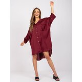 Italy Moda Dress-DHJ-SK-13938-1.63P-burgundy | Shoptok.si
