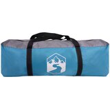 Tipi šator s krovom Plava 800 x 800 x 430 cm Poliester i čelik | shoptok.hr