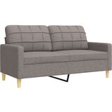 vidaXL 3-dijelni set sofa s ukrasnim jastucima smeđesivi od tkanine | shoptok.hr