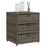  Vrtni ormarić za pohranu sivi 55x59x69 cm od poliratana | shoptok.hr