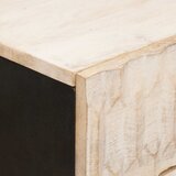  Noćni ormar s ladicama Bijelo 50 x 33 x 62 cm Čvrsto drvo manga | Eponuda.com